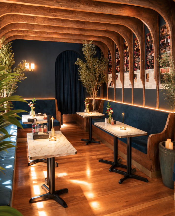 Private dining and evening event atmosphere
